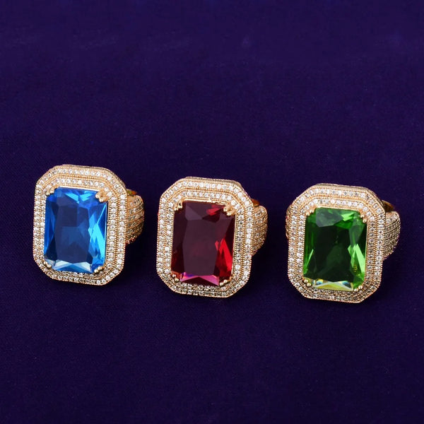 Bague pierres de Zircon cubique 2024