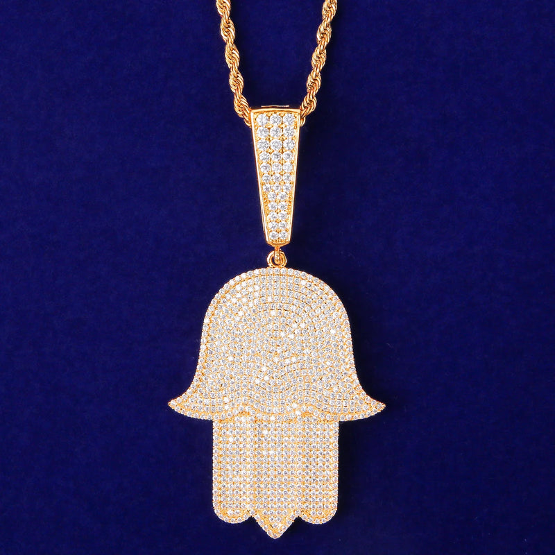 Pendentif glacée or Hip Hop