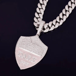 Pendentif glacéé or charme Hip Hop/Rock