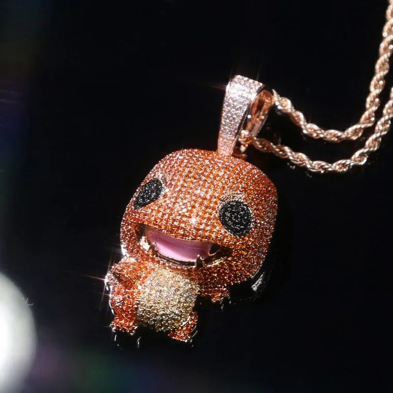 Chaine Pendentif Full Diamond Cartoon