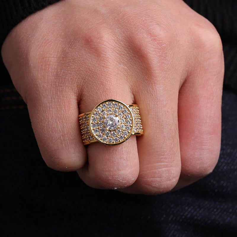 Bague Full Cubic Zircon Fashion Rock